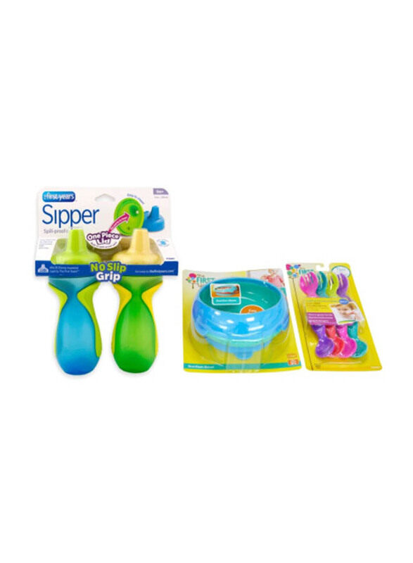 

The First Years Feeding Set for Boys, Multicolour