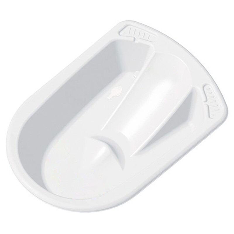 Keeeper Hippo Anatomic Bath Tub for Baby, White