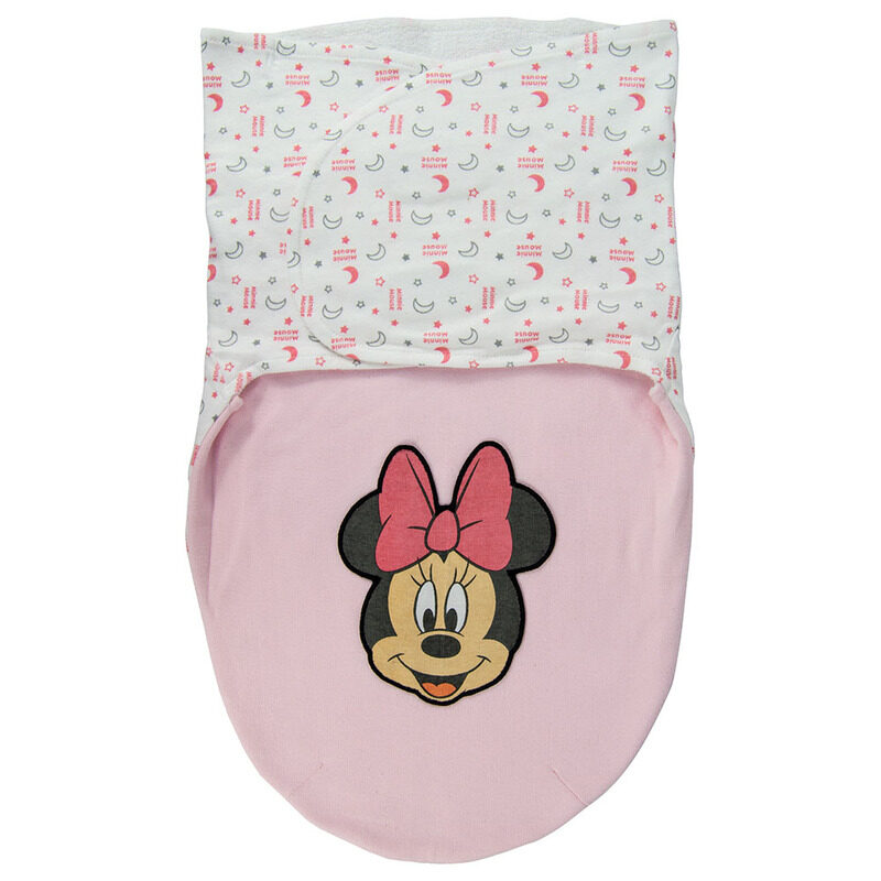 

Disney Minnie Mouse Baby Swaddle Blanket, Pink