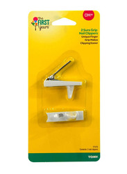 The First Years Sure Grip Nail Clippers, 2 Pieces, White