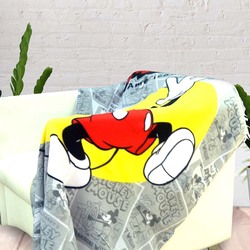 Disney Mickey Polar Fleece Blanket with Mug Gift Set, 2 Pieces, Multicolor