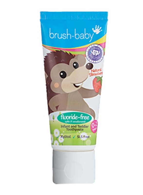 Brush Baby Strawberry Stage 1 Toothpaste, 0-24Month, 50ml, Assorted