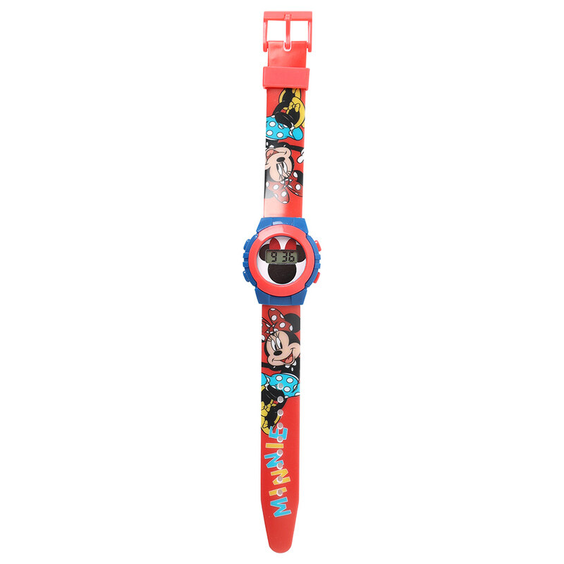 

Disney Minnie Mouse Digital Watch for Kids, Blue-Red