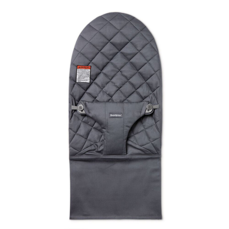 

BabyBjorn Fabric Seat Cotton Bouncer Bliss, Anthracite
