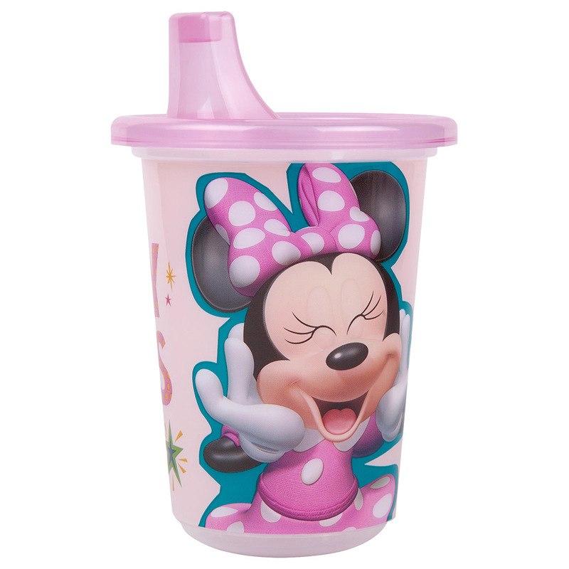 The First Years Minnie Take & Toss Sippy Cups, 284ml, Pack of 10, Multicolour
