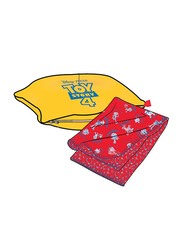 Disney Toy Story Printed Throw & Convertible Pillow Set, 2 Pieces, Yellow/Red