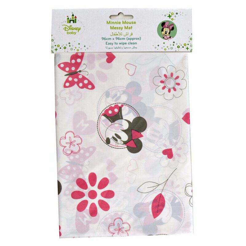 Disney Minnie Messy Mat, White/Pink