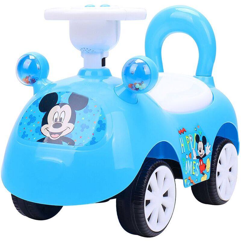 

Disney Mickey Mouse Foot to Floor Rideon Blue, Ages 1+