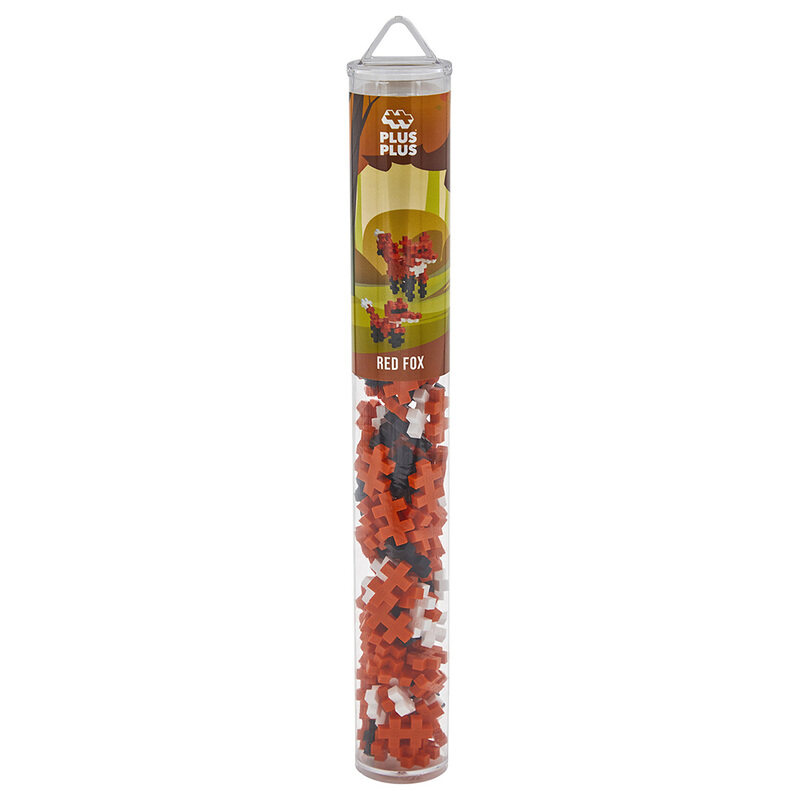 

Plus Plus Wild Animals Fox Tube, 100 Pieces, Ages 5+