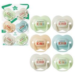 Tommee Tippee Anytime Soother for Newborns, 6 Pieces, Multicolour