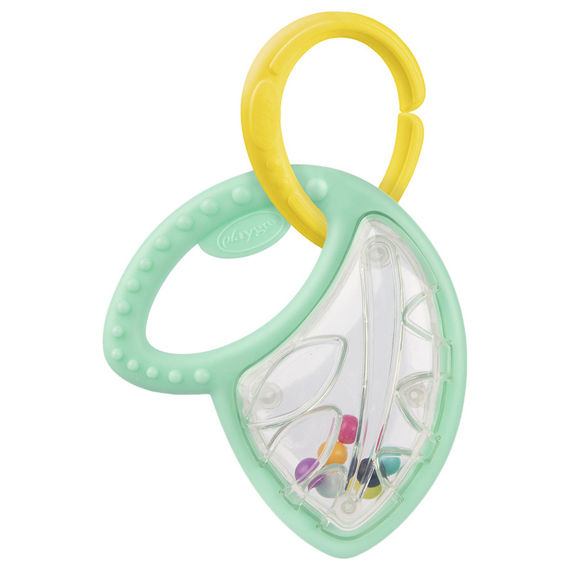 

Playgro in My Garden Leaf Rattle Teether, 0 Months +, Multicolour