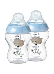 Tommee Tippee Closer To Nature Starter Bottle Kit, 7-Piece, Blue