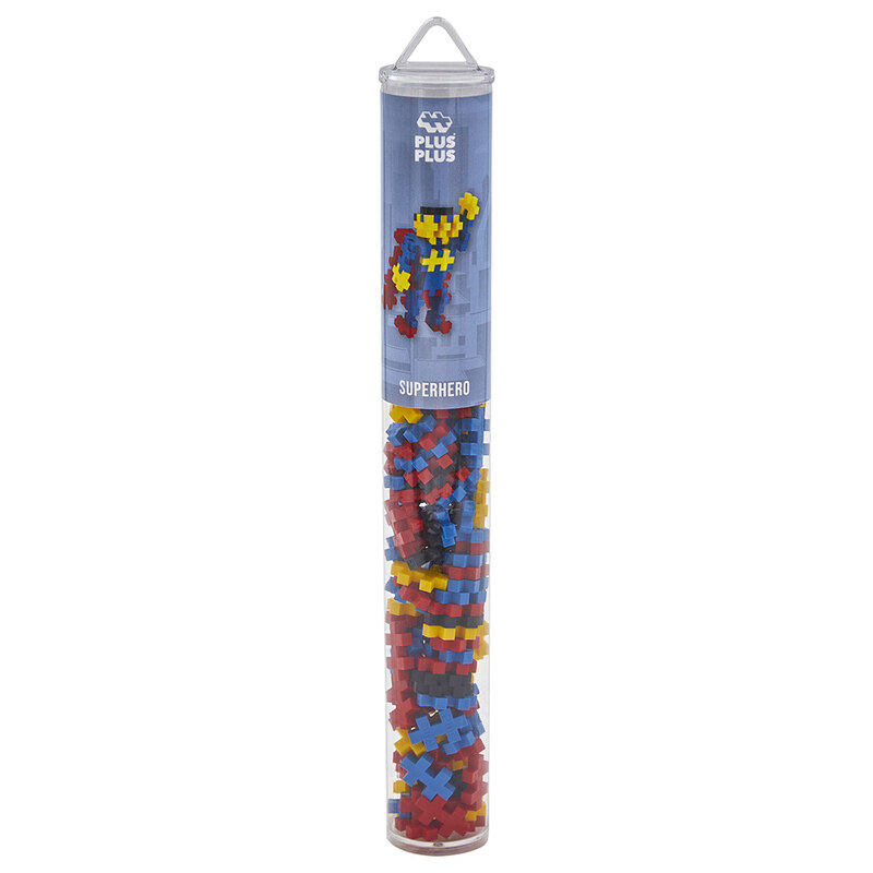 

Plus Plus Superhero Tube, 100 Pieces, Ages 5+