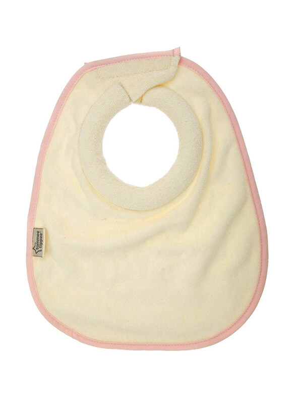 

Tommee Tippee Closer To Nature Milk Feeding Bibs for 7 Months, 2-Piece, Pink