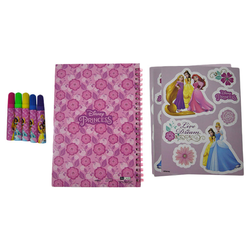 

Disney 12-Piece Princess Stationery Set, Pink