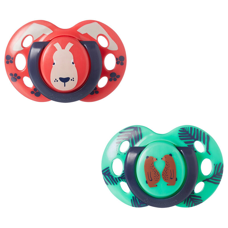 

Tommee Tippee Fun Style Soother, 2 Pieces, Red