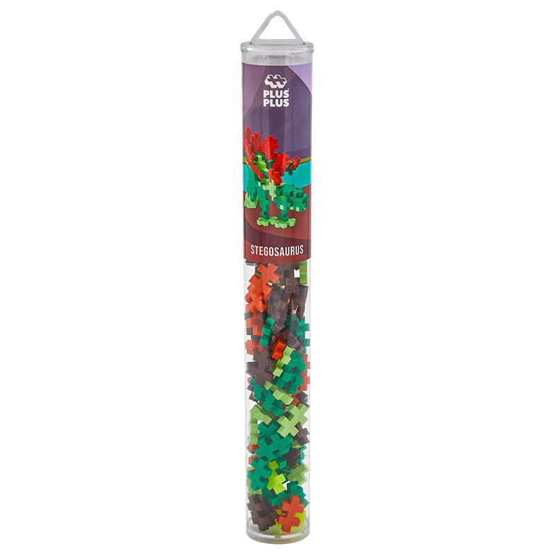 

Plus Plus Stegosaurus Tube, 100 Pieces, Ages 5+