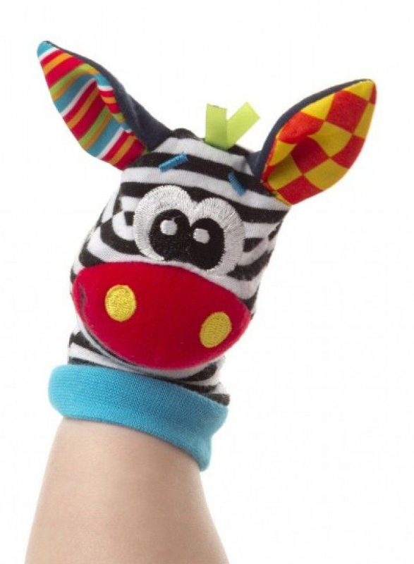 Playgro Jungle Wrist Rattle & Foot Finder Bracelets & Socks for Babies, Multicolour