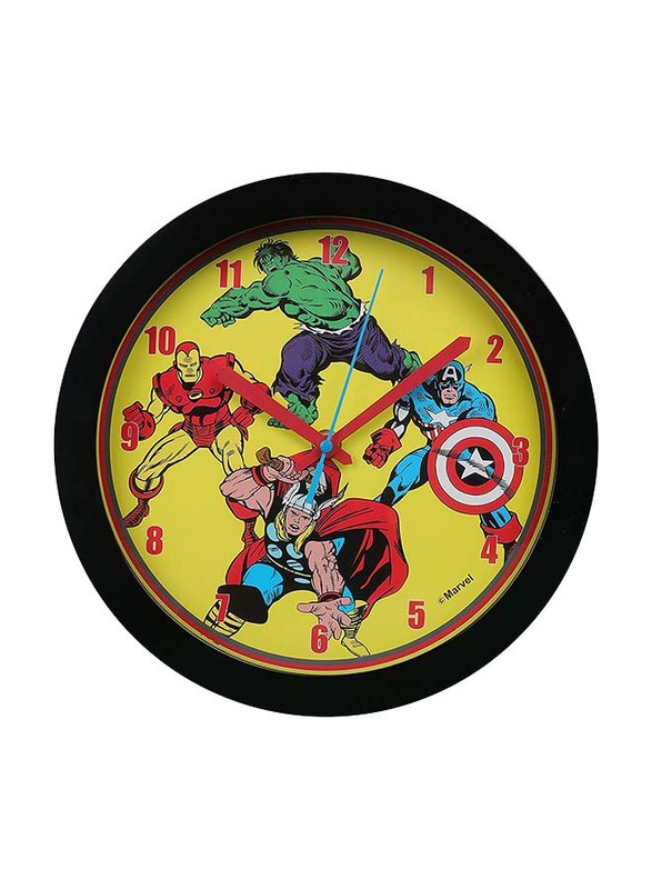 Marvel Avengers Comics Wall Clocks, Multicolour
