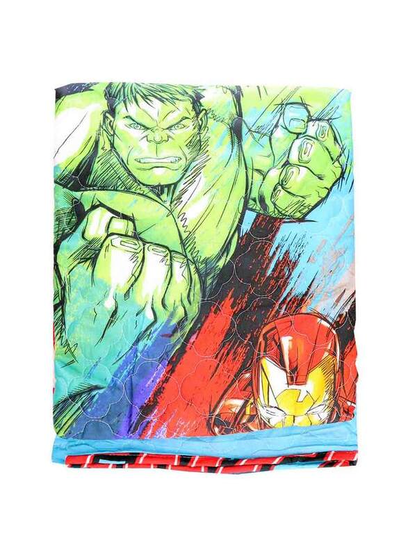 Marvel Avengers Digital Print Blanket, Green/Red