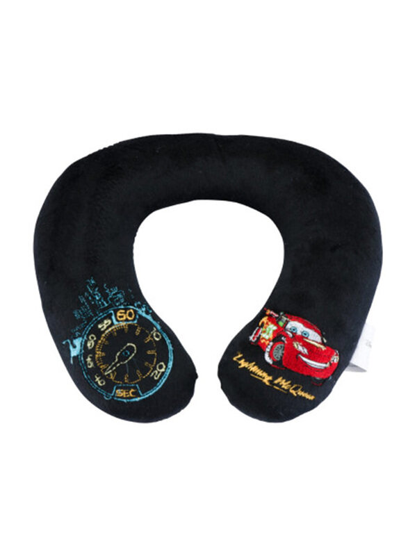 

Kauffman Cars Neon Neck Pillow Embroidered, Black