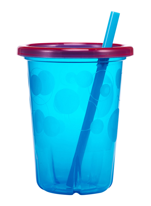 The First Years Take and Toss Straw Cups, 10oz, 4-Pieces, Blue/Orange/Red/Yellow