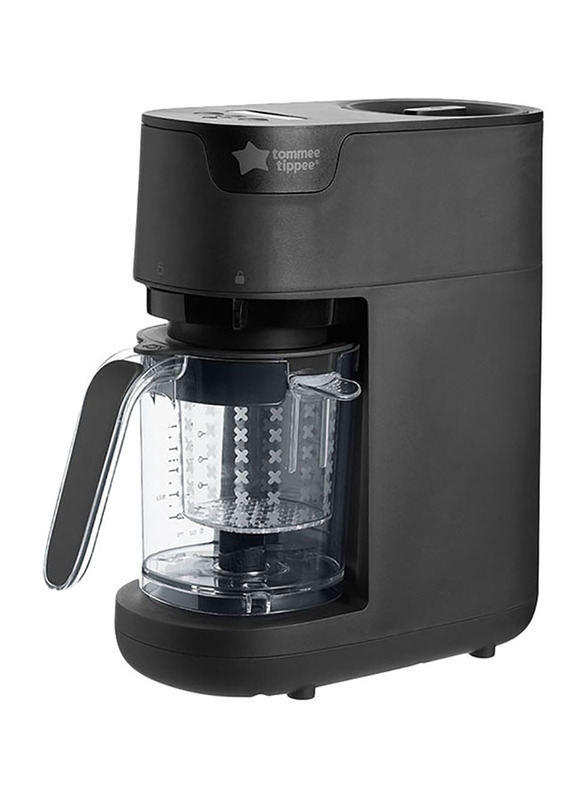 Tommee Tippee Quick Cook Baby Food Steamer Blender, Black