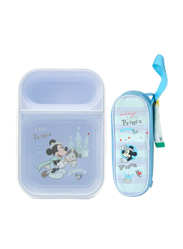 

Disney Mickey Snacker Bento & Bento Buddies, Blue