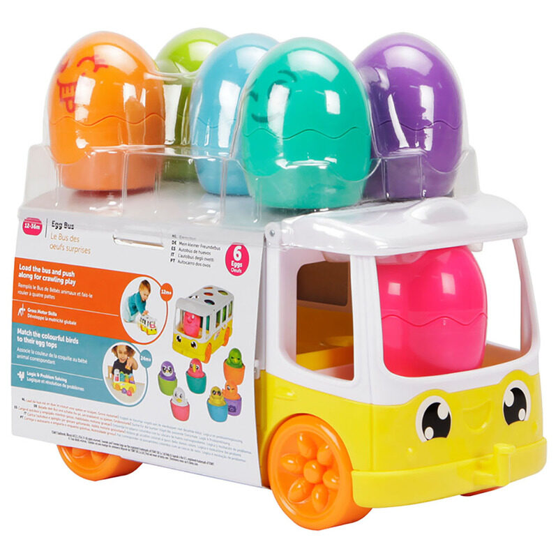 

Tomy Toomies Egg Bus, 7 Pieces, Ages 1+