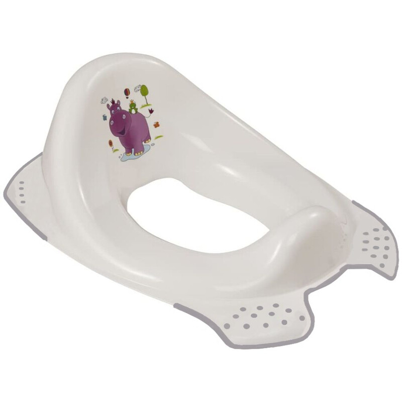 

Keeeper Anti-Slip Function Toilet Seat for Baby, White/Purple