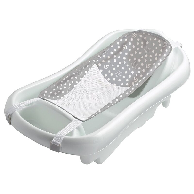 

The First Years Sure Comfort Bath Tub for Baby, White/Whale Sling