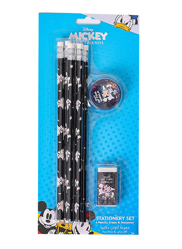 

Disney 8-Piece Mickey Mouse Out Of This World Pencil Set, Multicolour