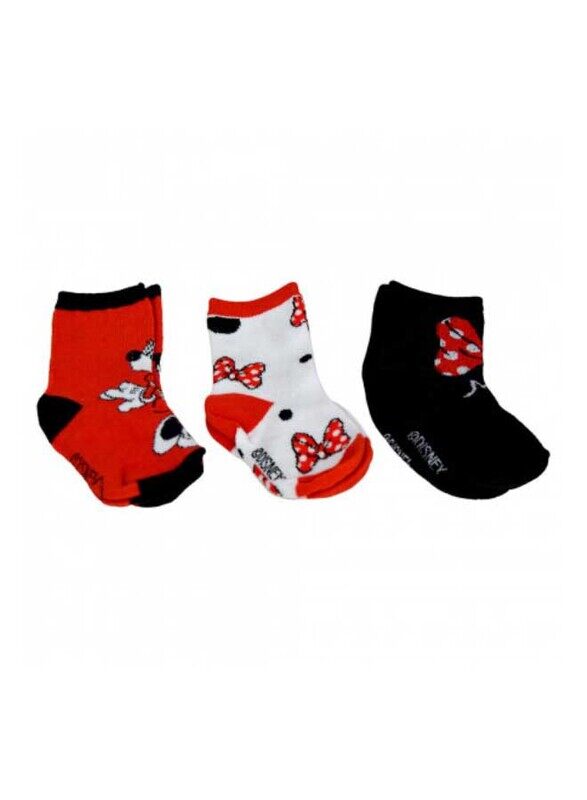 

Disney Minnie Socks 3 Pieces, 2-4 Years, Multicolour