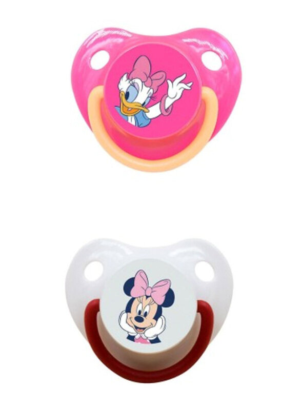 

Disney Minnie & Daisy Baby Pacifier, 2 Piece, Multicolour