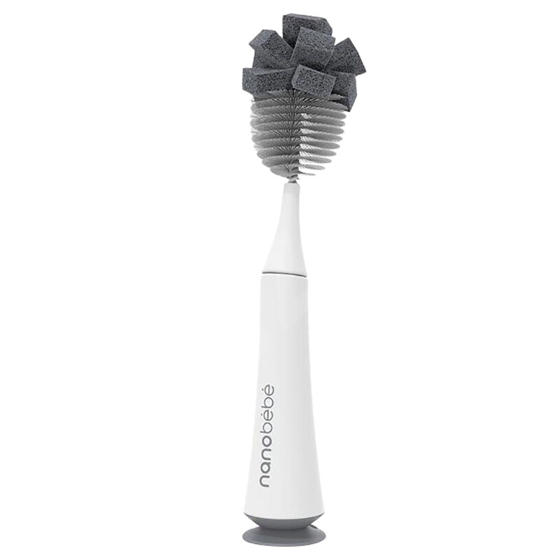 

Nanobebe Flexy Baby Bottle Brush, Grey