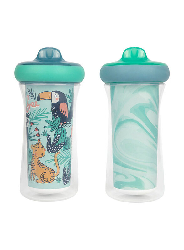 

The First Years Insulated Sippy Feeding Cup, 2 Pieces, 266ml, Blue