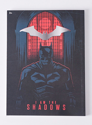 Disney Warner Bros. Batman I Am The Shadows Arabic Notebook, A5 Size, Black