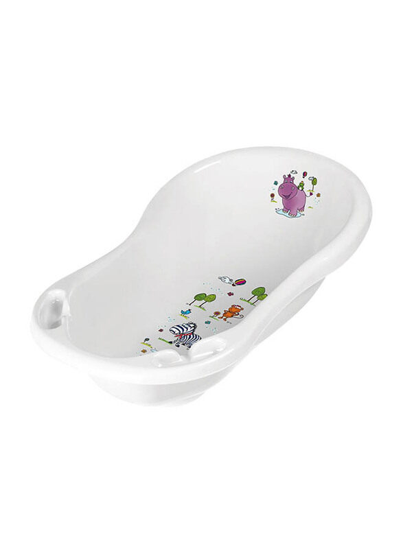 

Keeeper 84cm Baby Bath with Plug, White