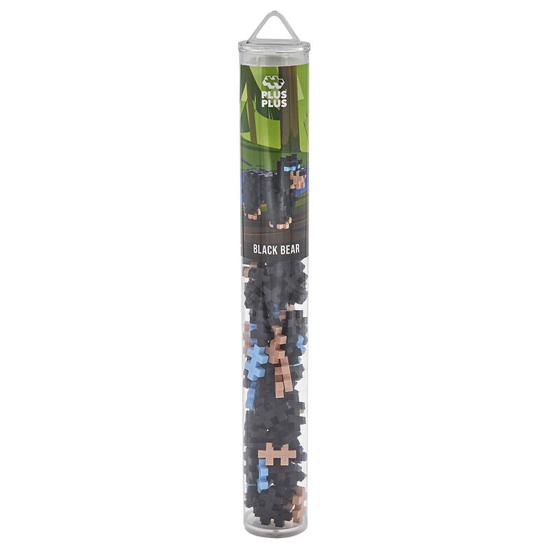 

Plus Plus Wild Animals Bear Tube, 100 Pieces, Ages 5+