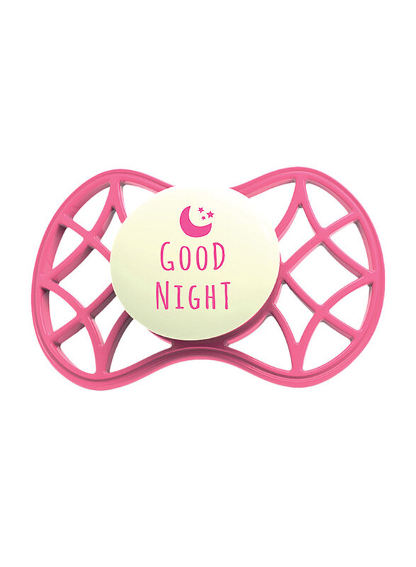 

Nuvita Air.55 Orthodontic 6M+ Soother With Stericover Glow Marsala, Pink