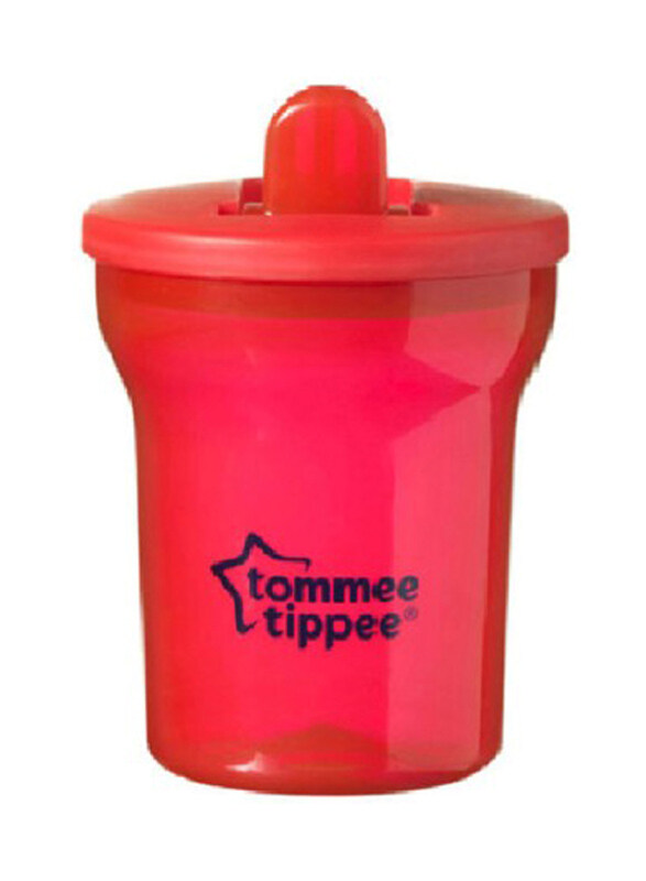 

Tommee Tippee Essentials First Beaker Cup for Ages 4 Months, 200ml, Red