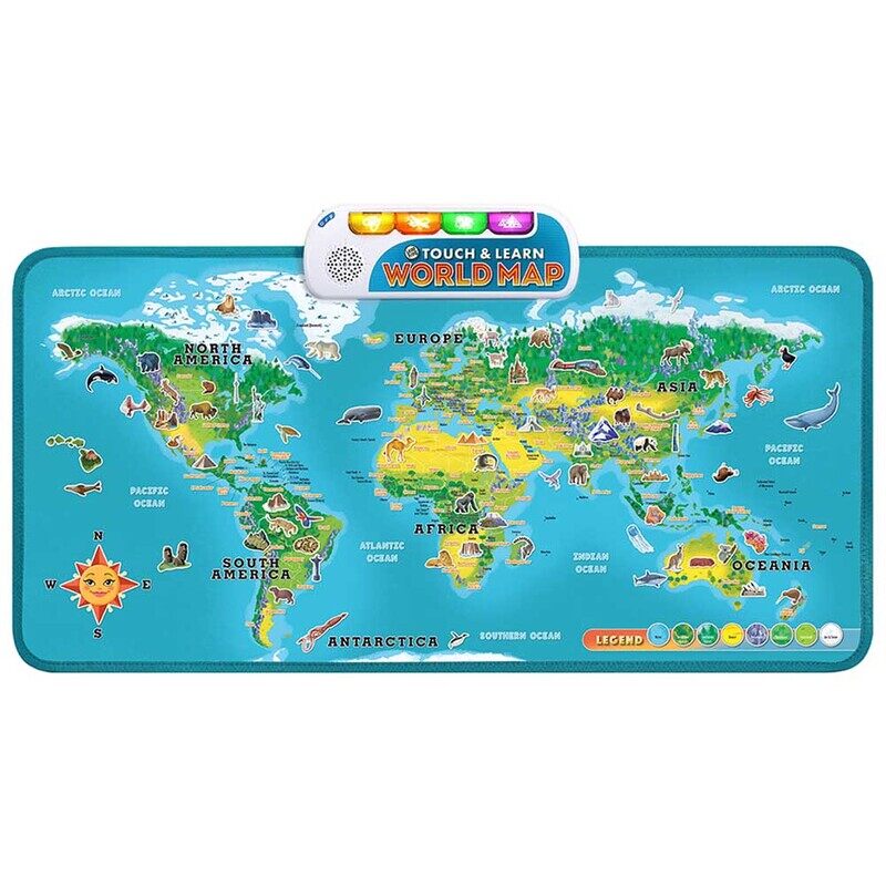 

Leapfrog Touch & Learn World Map Board, Ages 4+