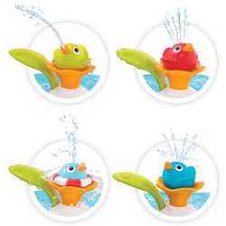 Yookidoo Duck Race Baby Bath Toy for Kids, Multicolour