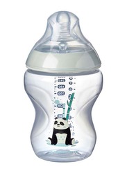 Tommee Tippee Closer to Nature Feeding Bottle, 260ml Girl, Clear