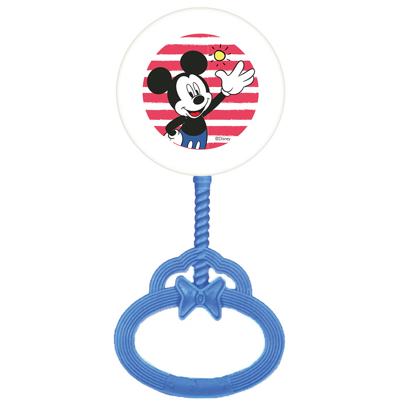 

Disney Mickey Mouse Baby Rattle Toy, Blue