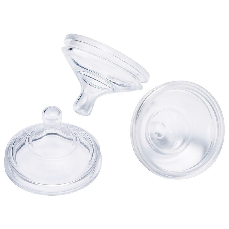 

Boon Nursh Nipples Fast 6m+ Pack of 3, Clear