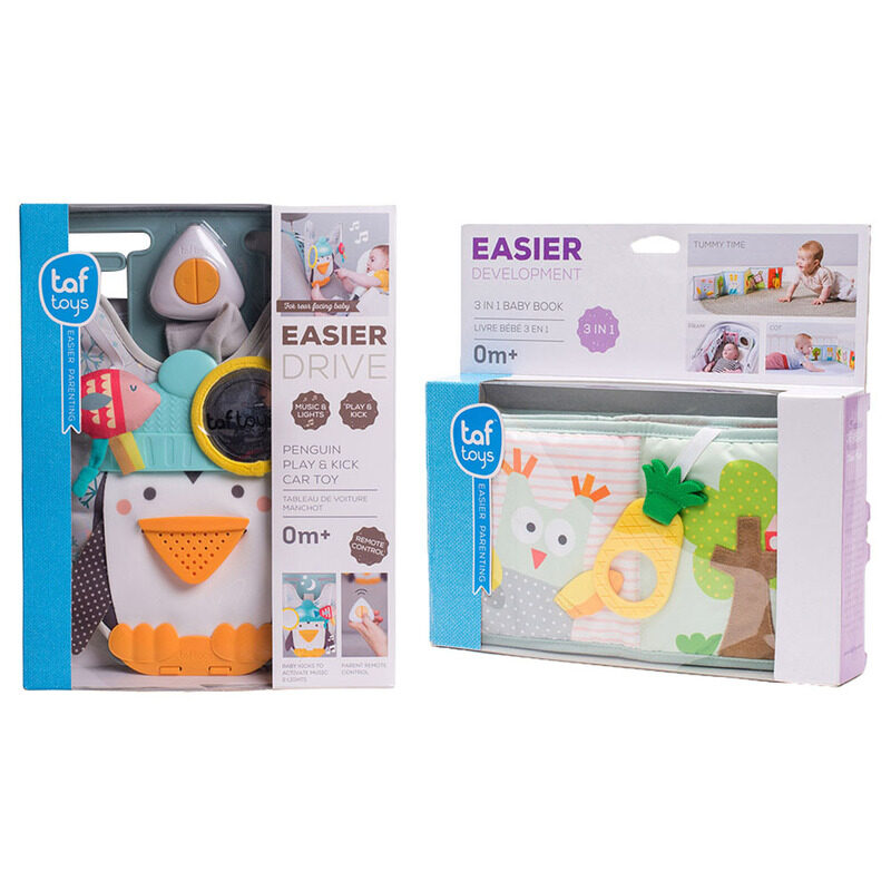 

Taf Toys Penguin Play And Kick Toy & 3-In-1 Development Book