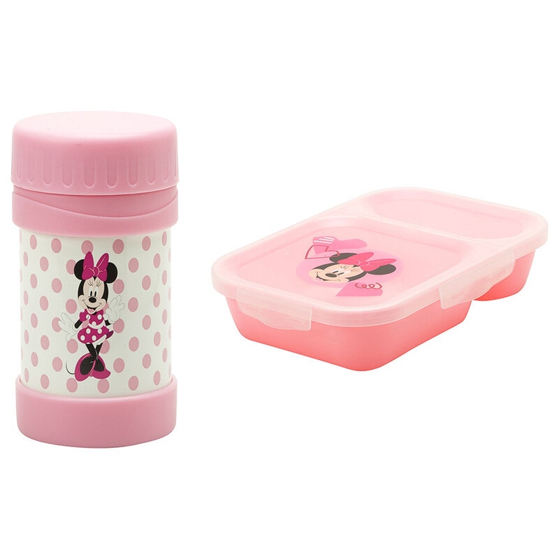 

Disney Minnie Bento Buddies & Food Flask, 2-Pieces, 2+ Years, Pink