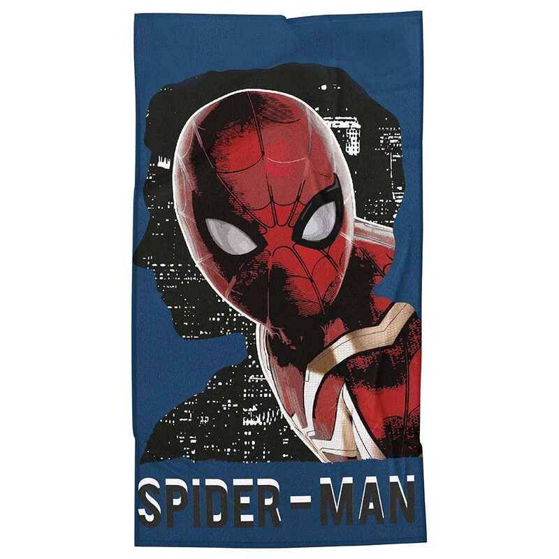

Marvel Spiderman Kids Bath Towel, 70 x 140cm, 3+ Years, Red/Black/Blue