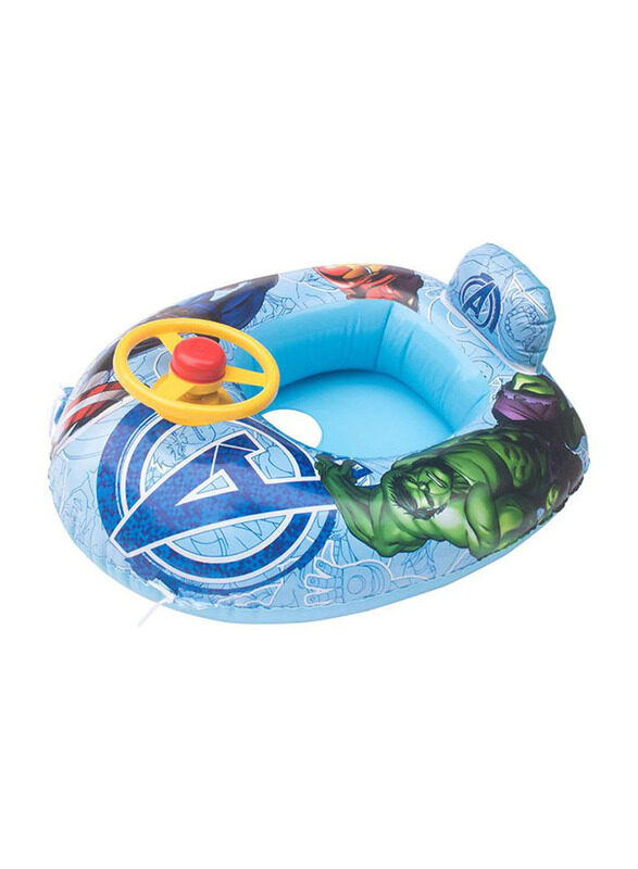 

Marvel Avengers Printed Kids Inflatable Beach Boat, Ages 3+